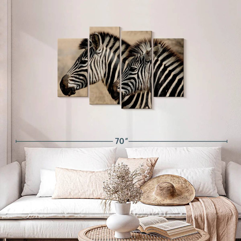 Zebra Friends, H 27 po x l 43 po