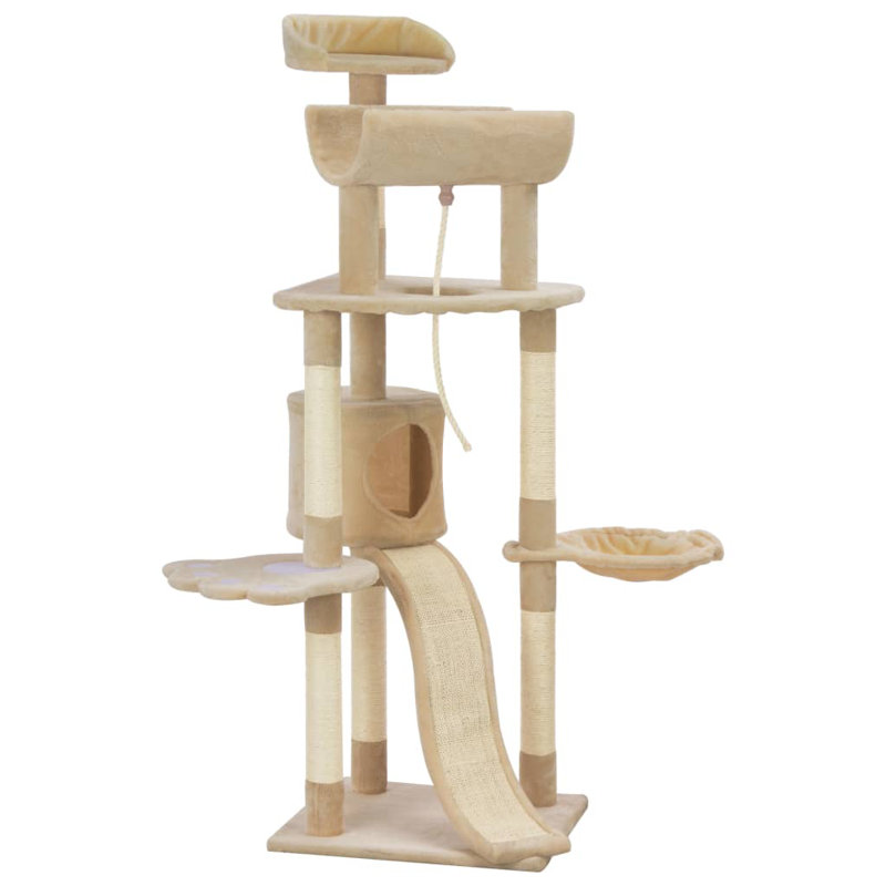 Raoul 145cm H Cat Tree, Beige