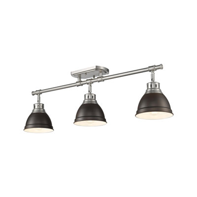 Plafonnier semi-encastré 3 lumières Bryannah