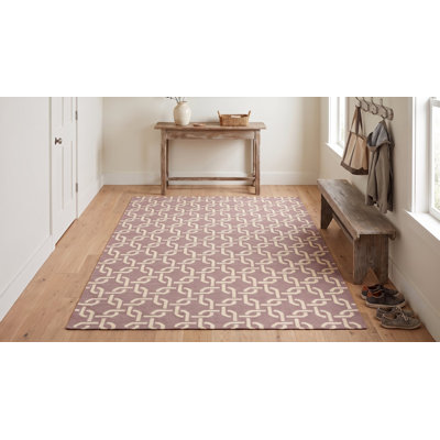 Tapis en laine à motif géométrique transitionnel Chauvin