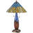 24.5"H Cristal Azul Table Lamp