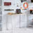 100cm W Solid Wood Top Height-Adjustable Workbench
