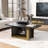 VIBE HAUS Modern Light Luxury Coffee Table Set Of 2 (Only Including Table)-1449343265