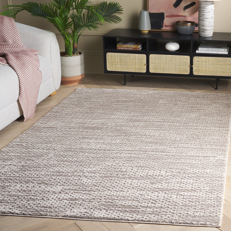 Tapis abstrait Abbriella Performance, Rectangle 5 pi 3 po x 7 pi 7 po