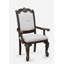Chaise rembourrée avec accoudoirs (ensemble de 2)