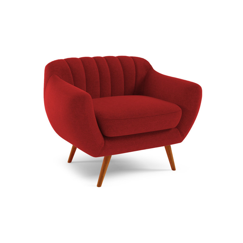 Katharine Upholstered Armchair, Ibiza Dark Red