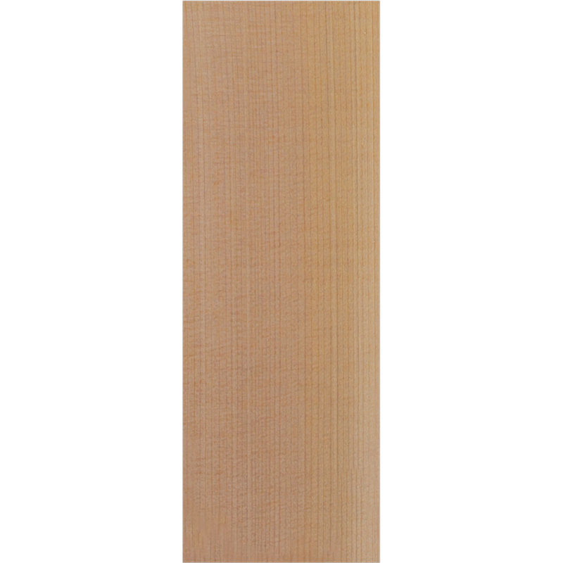 Queue de chevron lisse Ridgewood, Cèdre rouge, H 10 po x l 3 1/2 po x L 48 po