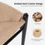 Tabouret de bar Wishbone entièrement assemblé, tabouret de bar à hauteur de comptoir pour îlot de cuisine