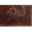 Tapis motif géométrique rétro Heriz Persian noué à la main 8 x 11