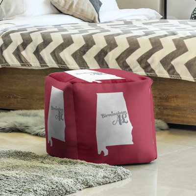 Repose-pieds cube football alabama
