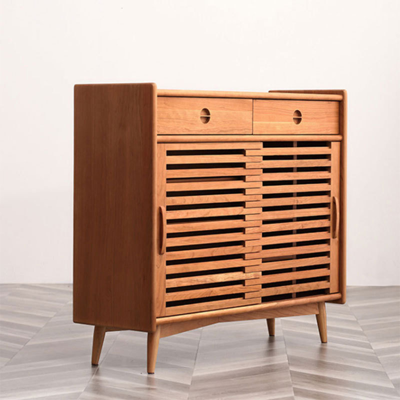 Armoire de rangement à chaussures à porte coulissante pour clôture