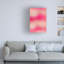 Shamokin, motif flou rose sur toile-1910659828
