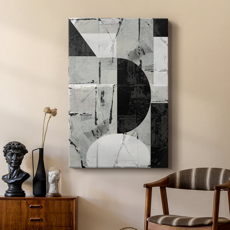 Abstrait Neutralité I - galerie Cavas sur mesure, H 36 po x l 24 po