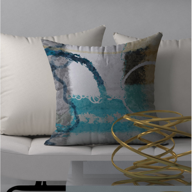 Housse de coussin carrée/insert, 20 po X 20 po