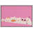 Cute White Cats on Pink Background Nursery Artwork, Bedroom Pictures, Framed Canvas Giclee Print Wall Art-2008083831-2008083824