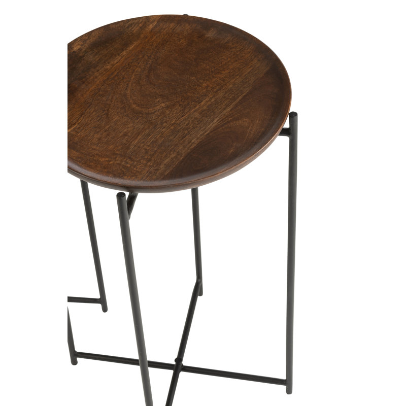 Moe Cross Legs Side Table Set