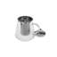 Karaca Keops Borosilicate Glass Teapot Set, Transparent Silver