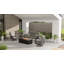 Forma 18" H x 65" W Aluminum Outdoor Fireplace-1389684170
