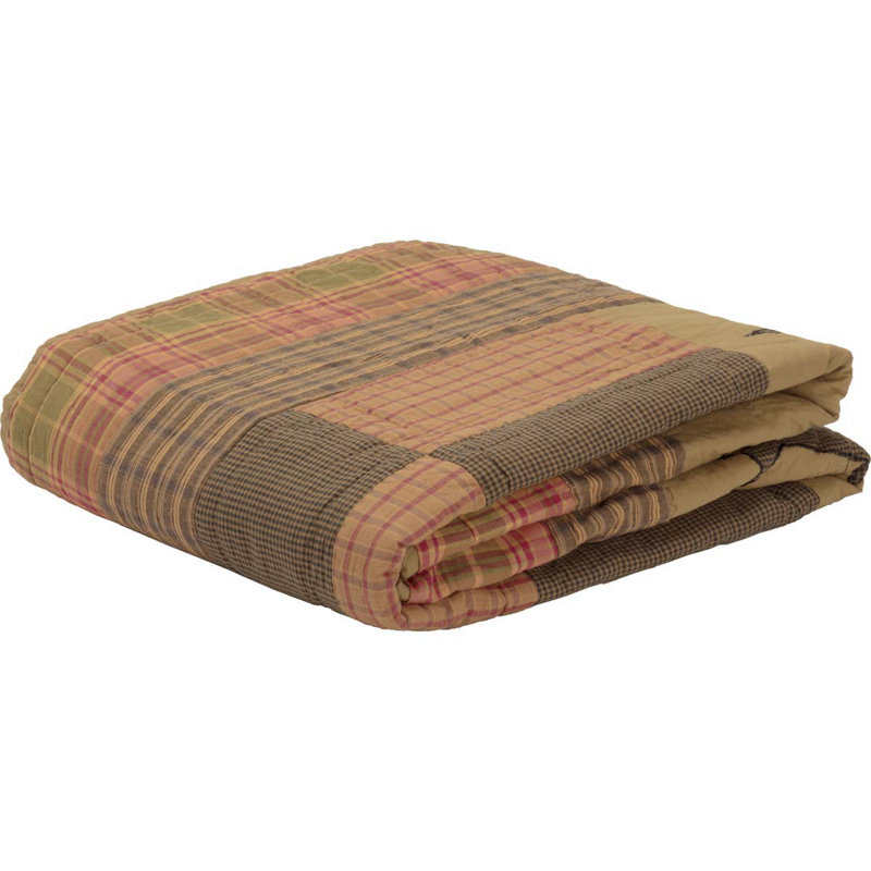 Stratton 60"x50" Reversible Cotton Quilted Throw Blanket