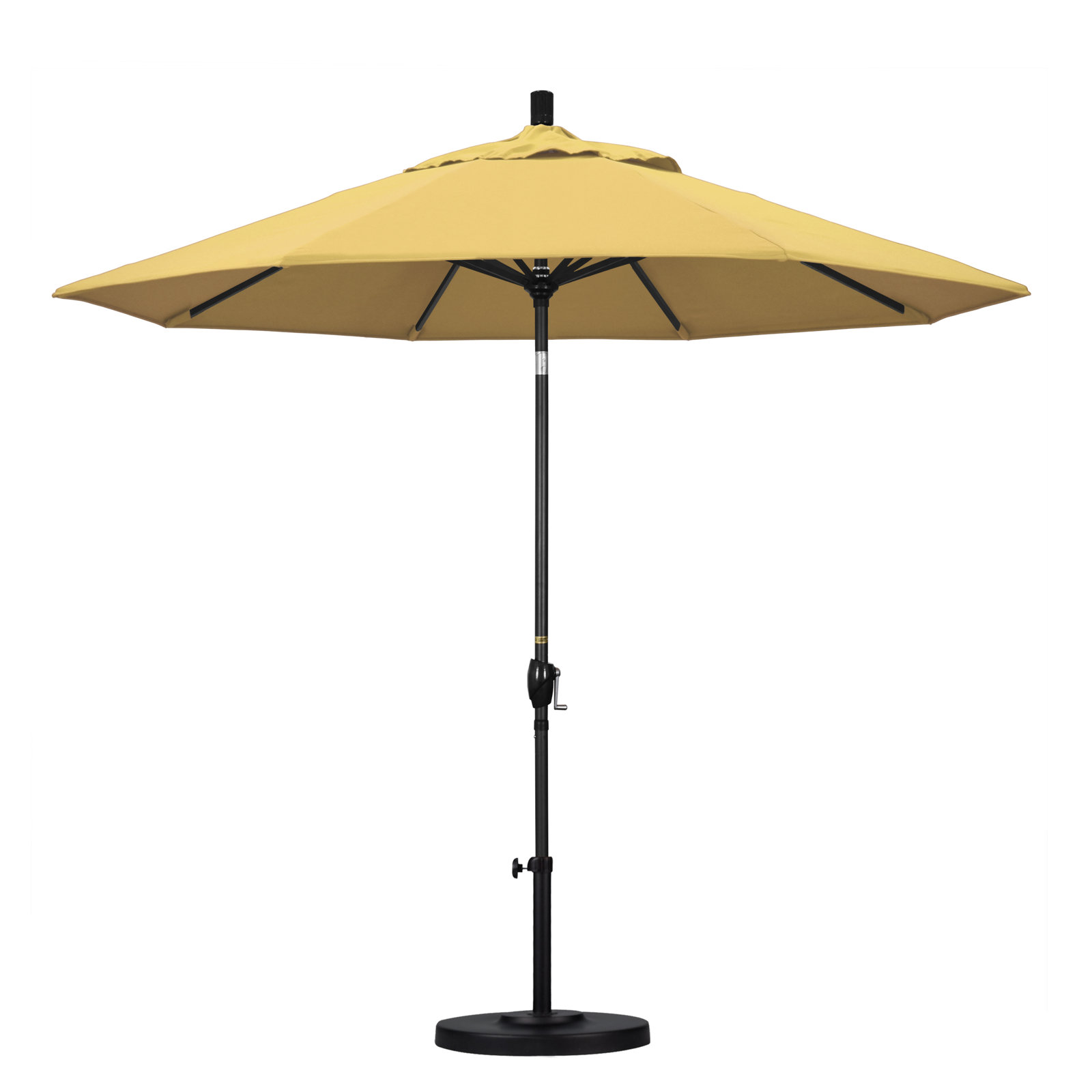 Iuka 108'' Outdoor Umbrella, Canvas Wheat Sunbrella® Canvas, 225