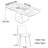 Simple modern rectangular dining table-111465759
