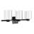 Oslo 3 - Light Dimmable LED Matte Black Vanity Light