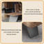 Bureau 86,61 po moderne brun minimaliste-1046807002