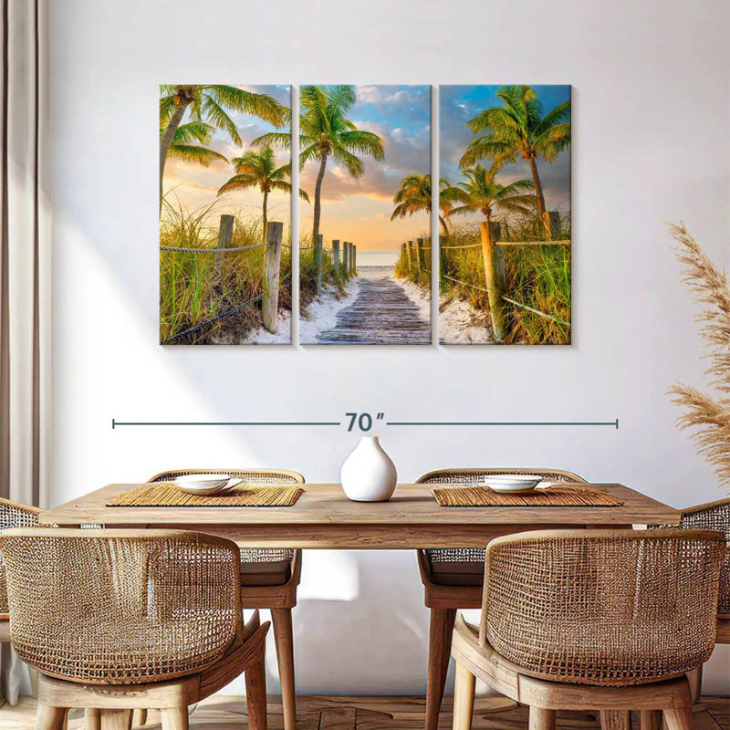 Sebbie Tropical Beach Sunrise Key West FL, 36" H x 57" W