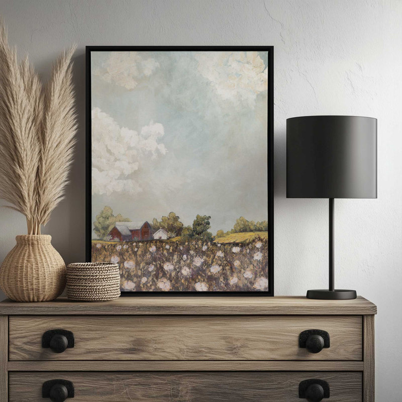 «Softly» par Soulspeak & Sawdust, reproduction d'art, L 36 x H 48, Black, Framed Canvas