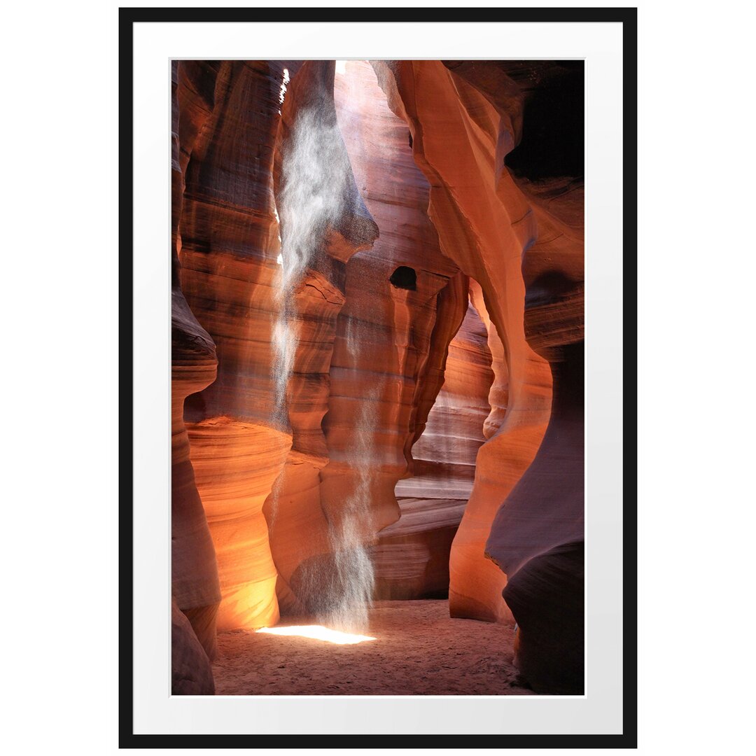 Sand Antelope Canyon Gerahmter Fotokunstdruck Poster