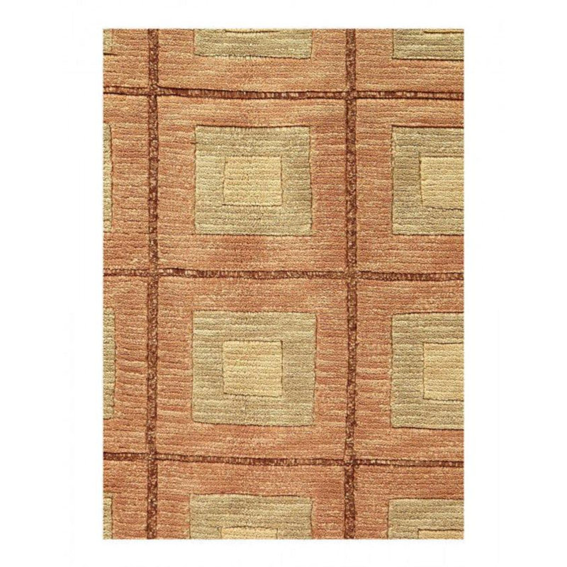Jermund Geometric Area Rug in Beige