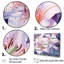 Aquarelle corail lys tranquillité sur toile-1964044896-1964044898