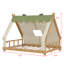 Lit maison avec tente et lumière-710297097-710297102