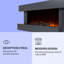 Klarstein 132cm W Electric Fireplace-69312622