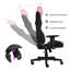 Fauteuil de jeu et de course pivotant ergonomique Inbox Zero-1912929724