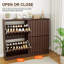 12 Pair Flip Down Shoe Storage