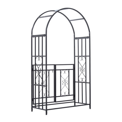 Tonnelle avec barrière 44,9 "x P 20,5"