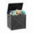 35 Gallon Water Resistant Lockable Resin Deck Box(Black)-122257959
