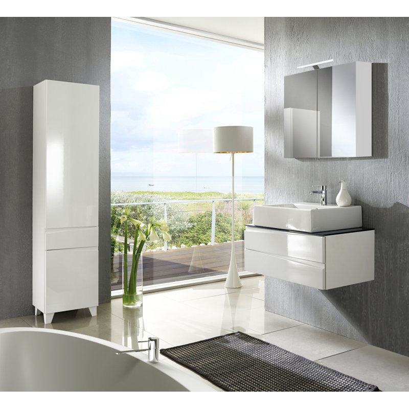 81.25 cm wall-mounted Evone washbasin vanity unit