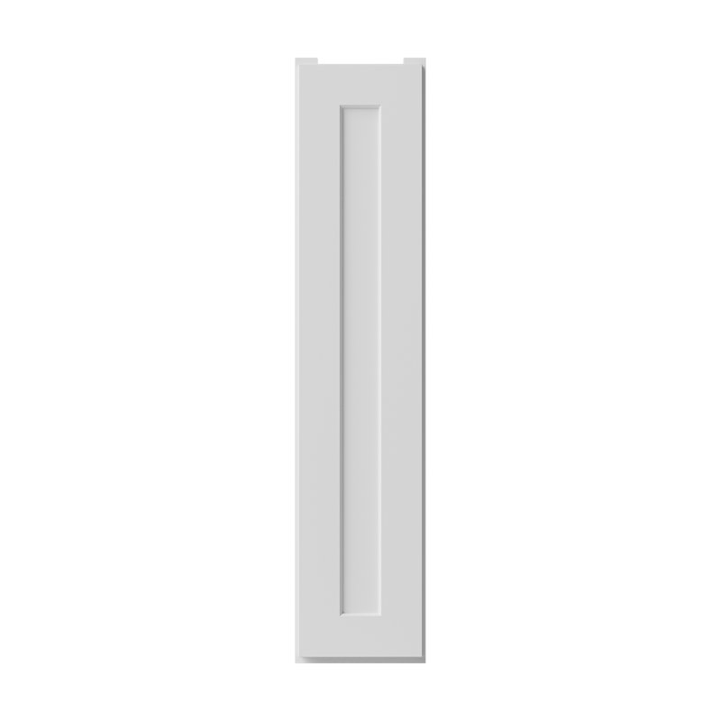 Armoire de cuisine en bois massif prête à assembler, H 42 po x l 9 po x P 12 po, White