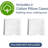 100% Cotton Pillowcase Set, 400 Thread Count Hotel Luxury Pillowcases, Soft & Breathable, Set of 2-106537246-106537248