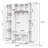 Hall Tree With Storage Bench, Entryway Organization, Cabinets With Adjustable Shelves, Open Cubbies, Modern Farmhouse, Mudroom-2004076667