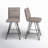 Vangorder Swivel Upholstered Counter Stool with Metal Frame-765847810-787392551