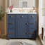 Meuble-lavabo simple 36 po avec comptoir en céramique 36 po