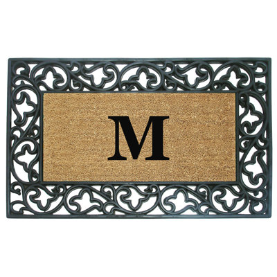 Non-Slip Floral Outdoor Doormat