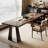 Brown Rectangular Solid Wood desk-108781143