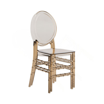 Stackable Ghost Style Acrylic Event Chairs – Set of 2