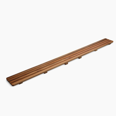 Groove Teak Drain Cover Receptor