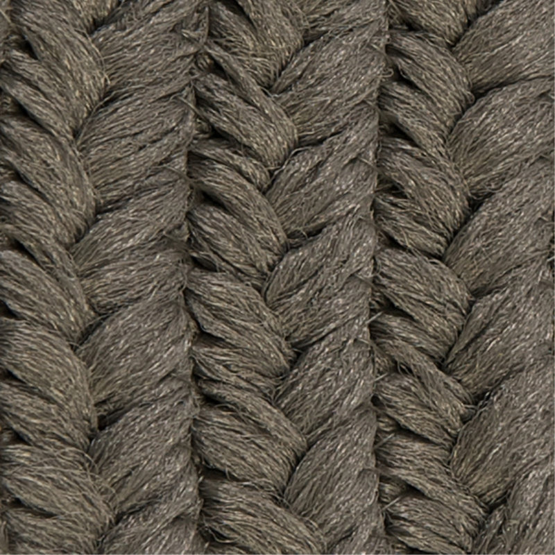 Tapis gris tressé à la main Brooklynn, Tapis de couloir 2 pi x 6 pi