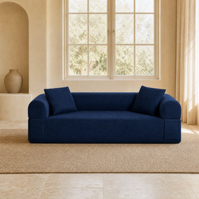 3-Seater Modern Cloud Sofa for Small Spaces, Comfortable Couch for Living Rooms, Apartments, Home Offices, and Daily Lounging Use
